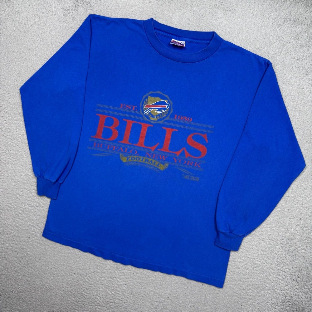 Vintage 90s Buffalo Bills NFL Football Long Sleeve T-shirt